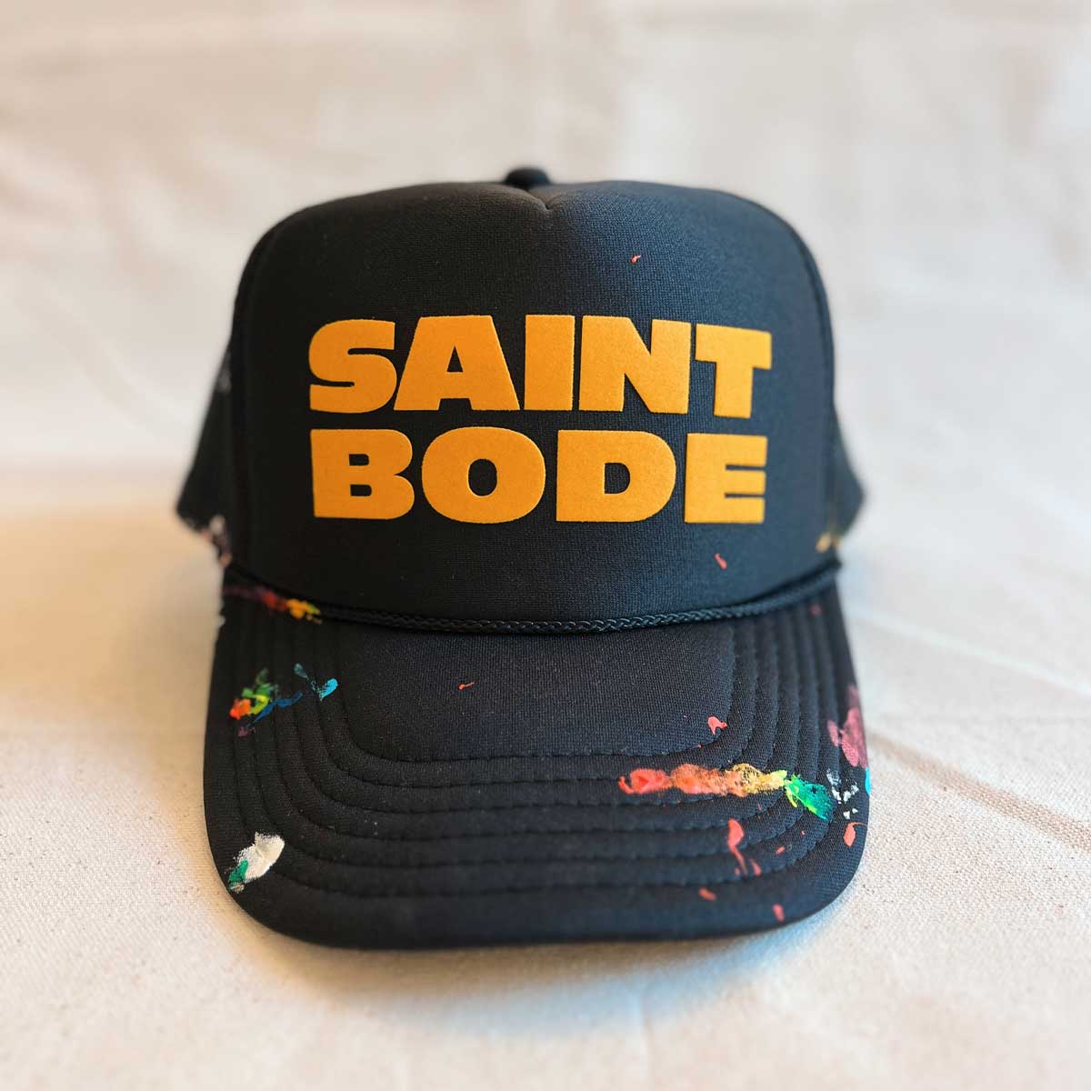 SB Hand Painted Trucker GOLD #4/11 - High Crown