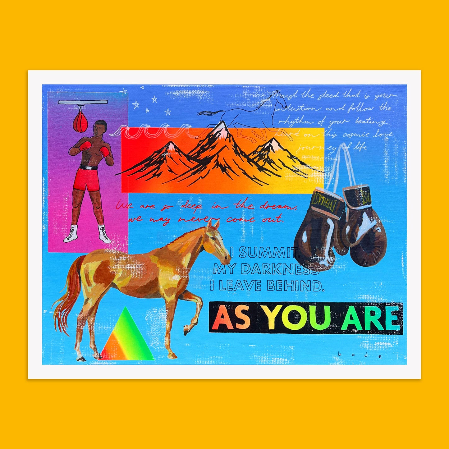 "GLOVES DOWN" GICLÉE PRINT - 14" X 11"