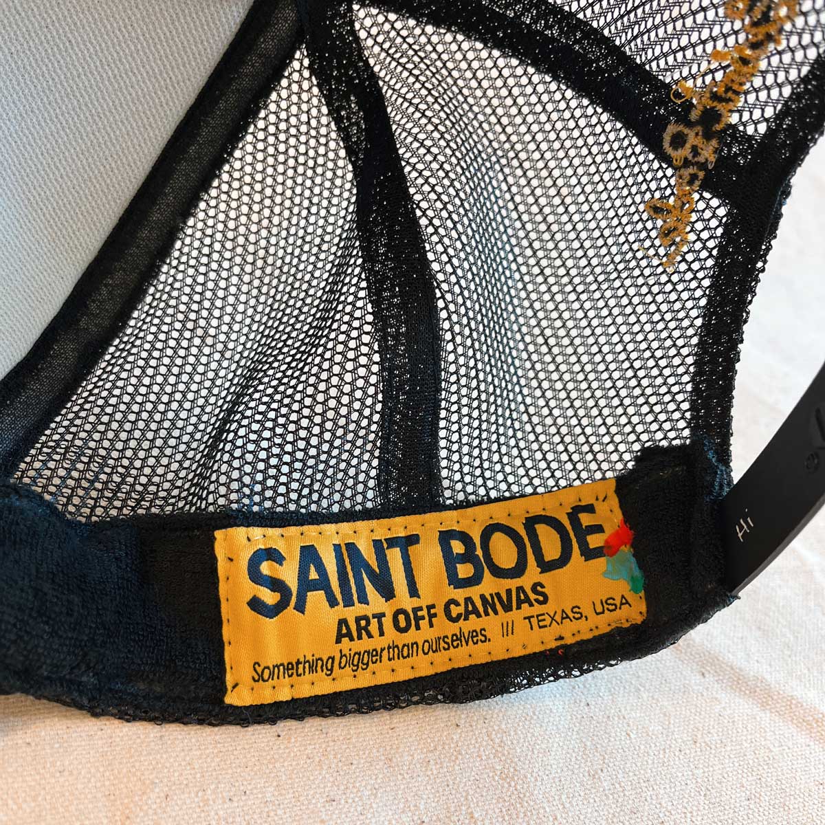 SB Hand Painted Trucker GOLD #4/11 - High Crown
