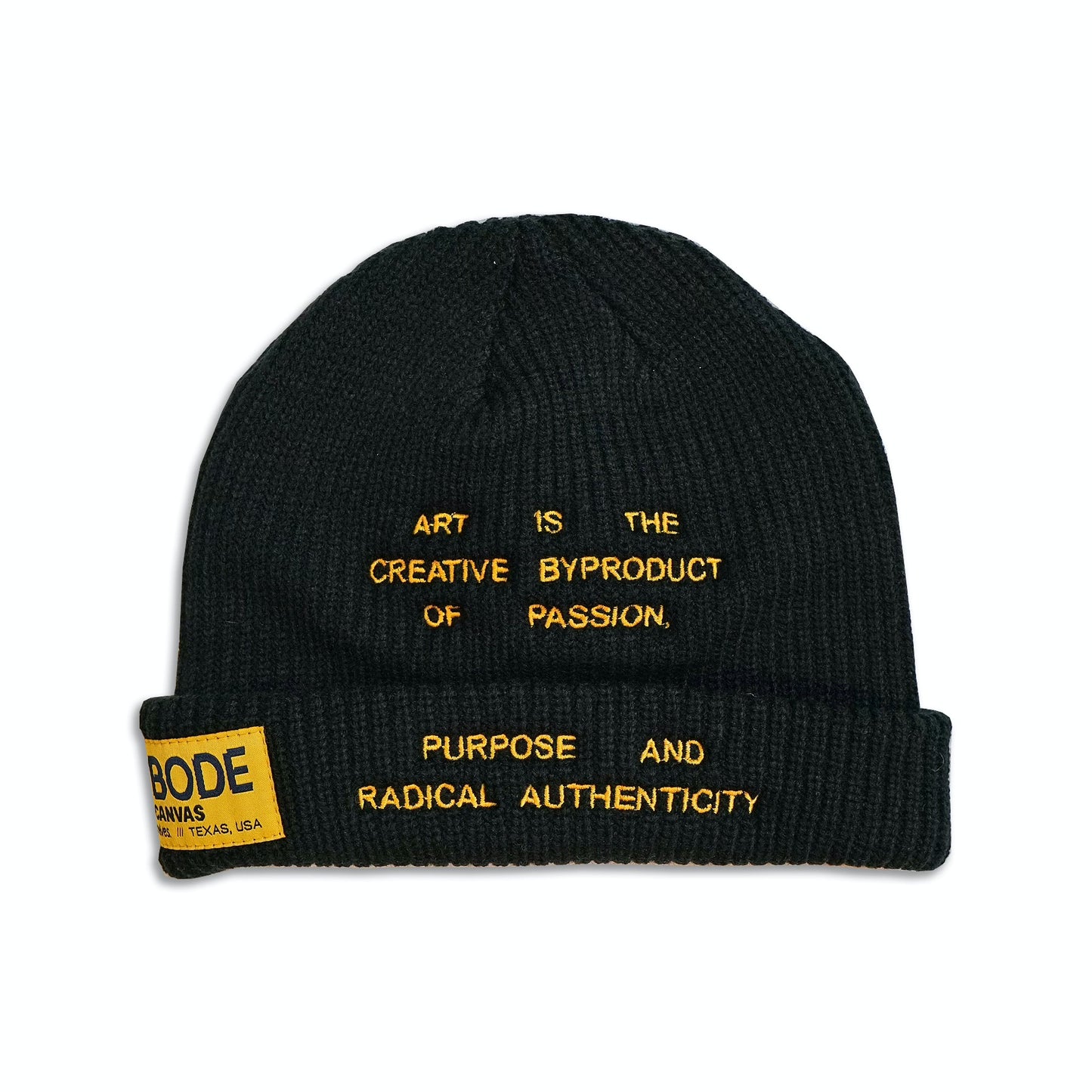 ART IS BEANIE - BLACK
