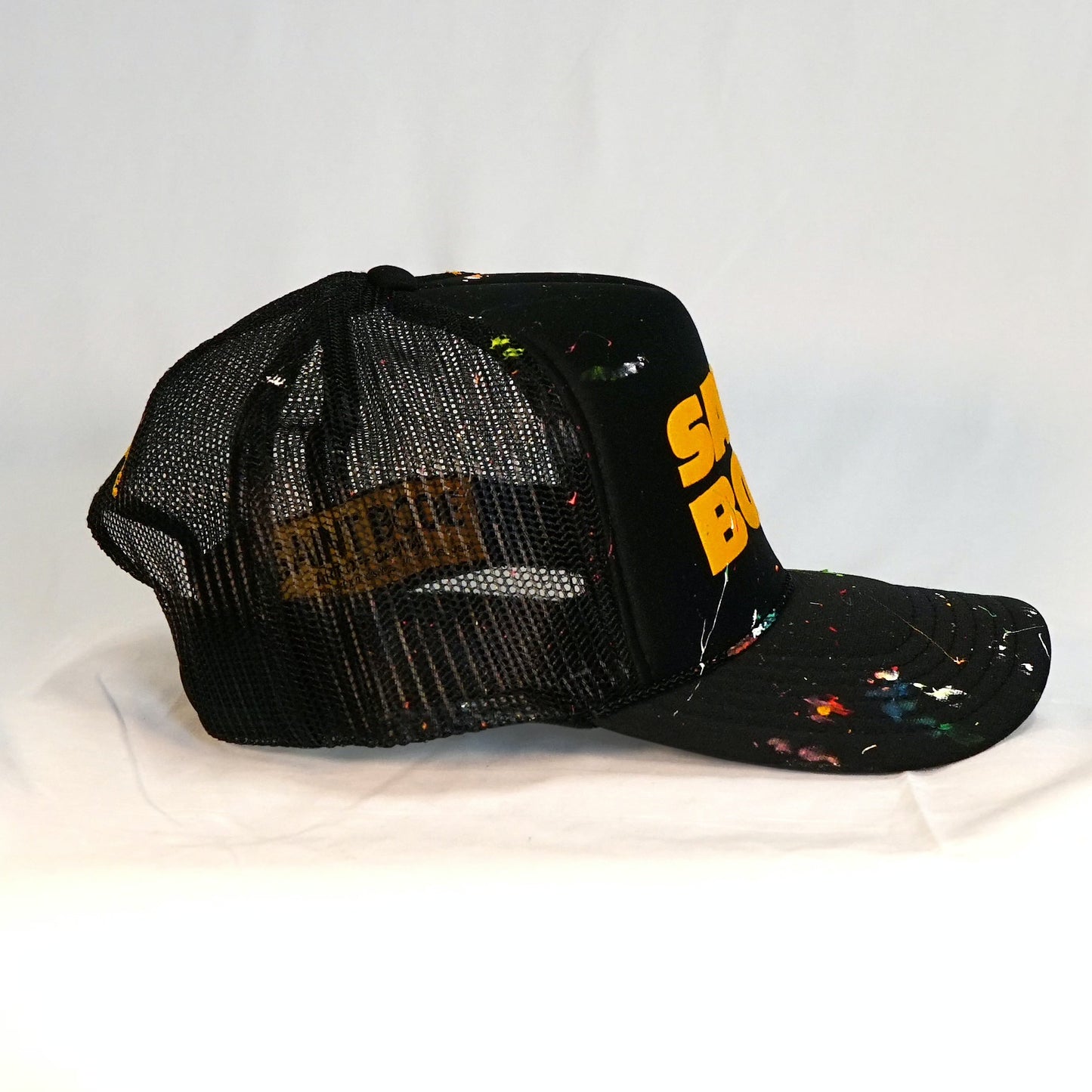 FELT PAINT HAT - GOLD & BLACK