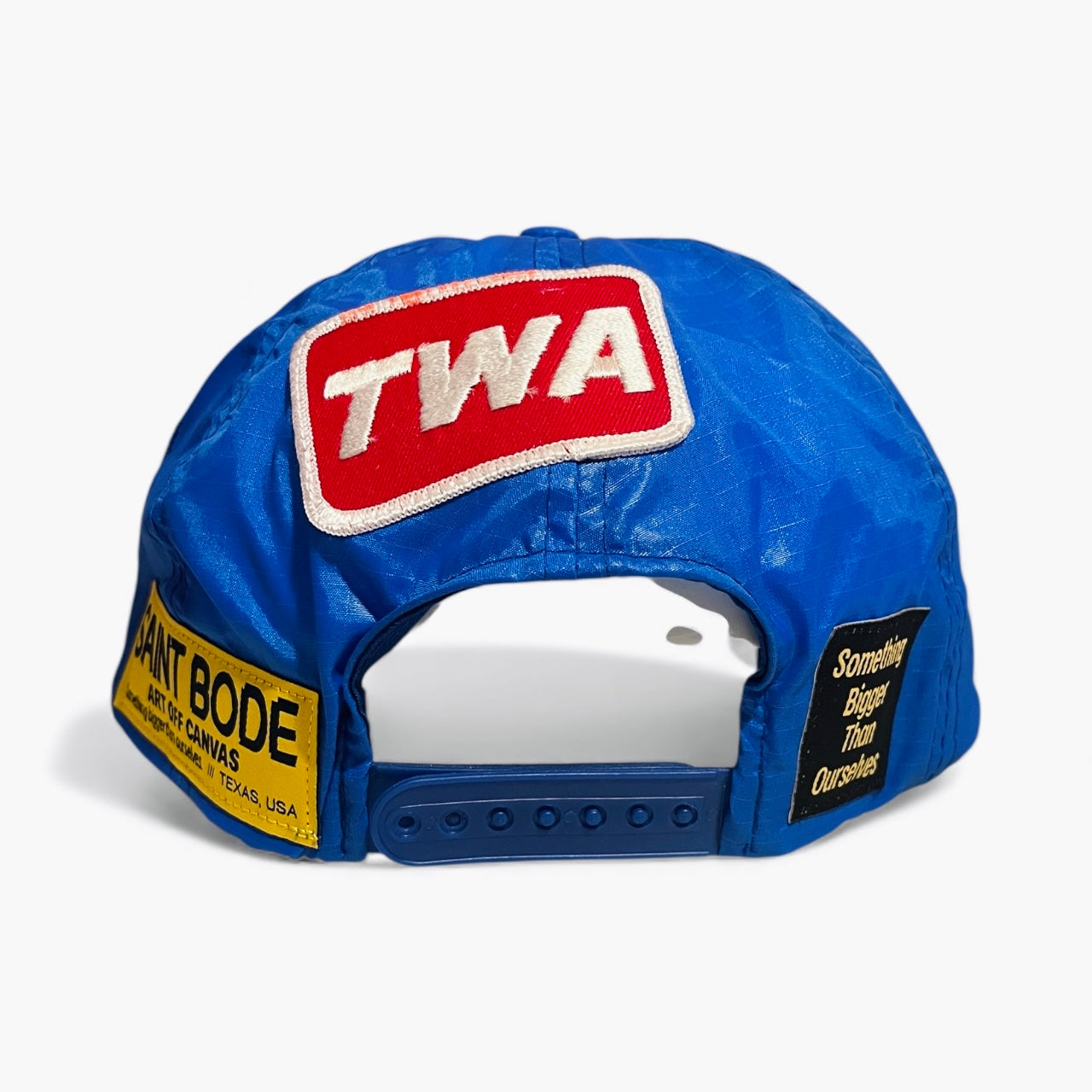 PATCH HAT - CUSTOM, ONE-OF-A-KIND BLUE