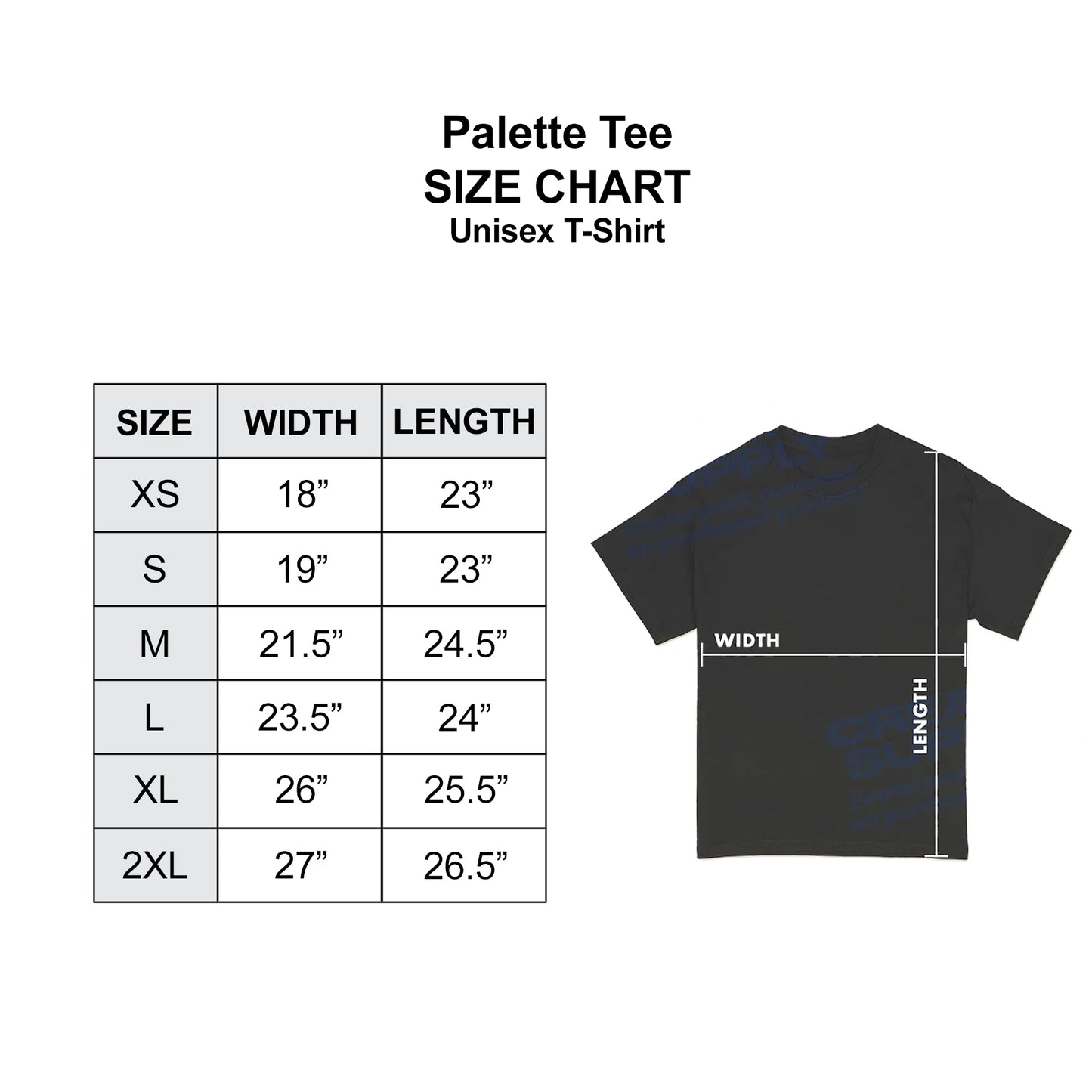 HEART DEPARTMENT PALETTE TEE - SALMON