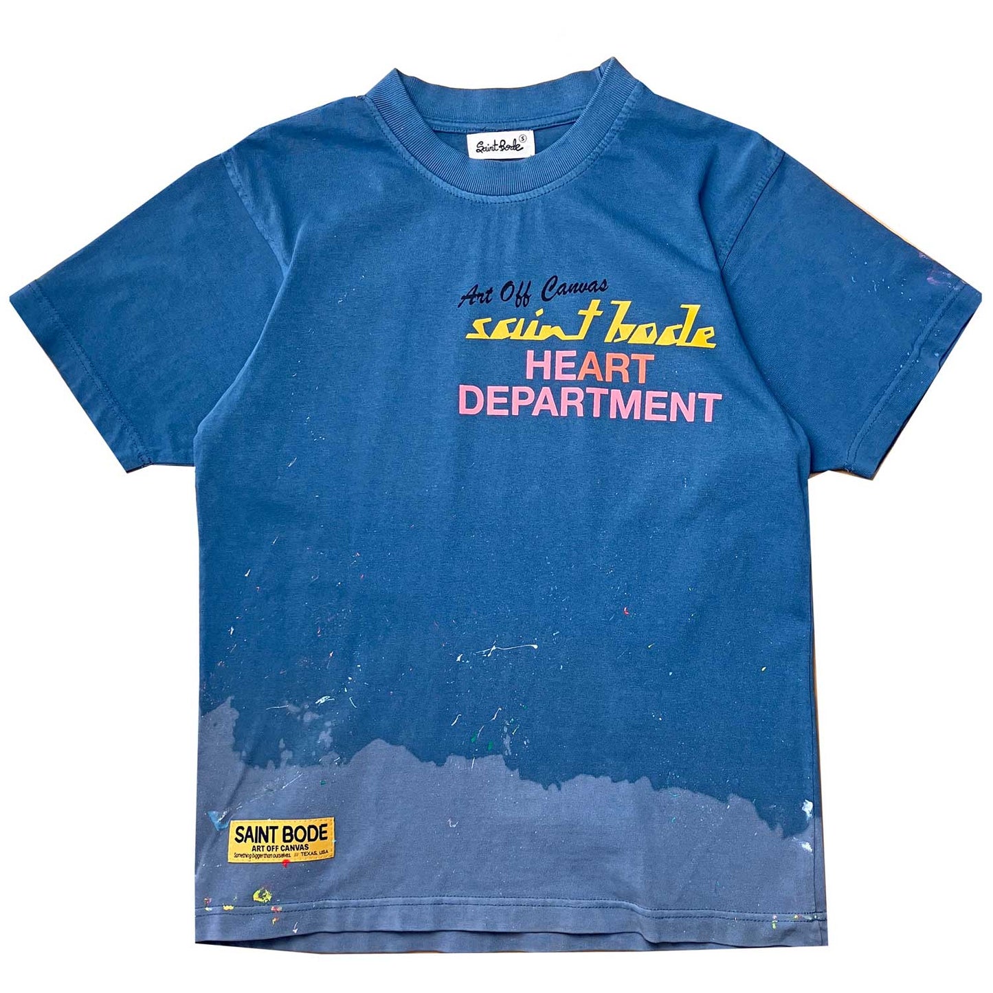 NEW! HEART DEPARTMENT PALETTE TEE - SKY BLUE