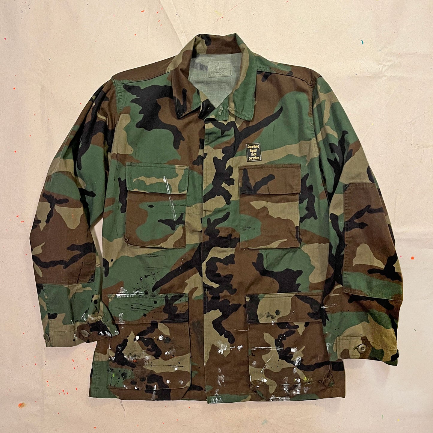 DREAM VINTAGE CAMO ARMY JACKET BLANK - SMALL
