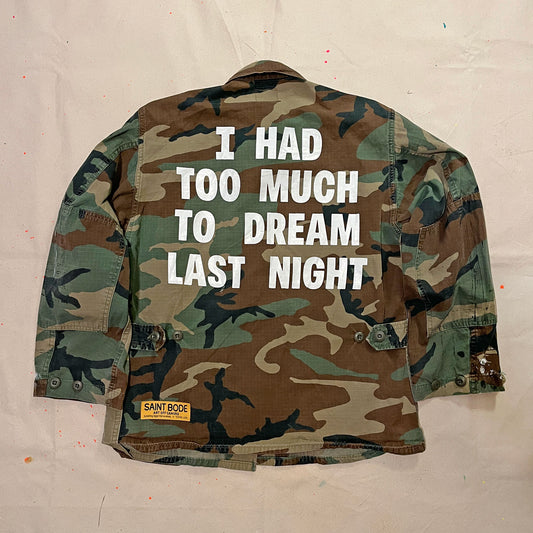 DREAM VINTAGE CAMO ARMY JACKET GRID BLANK - SMALL