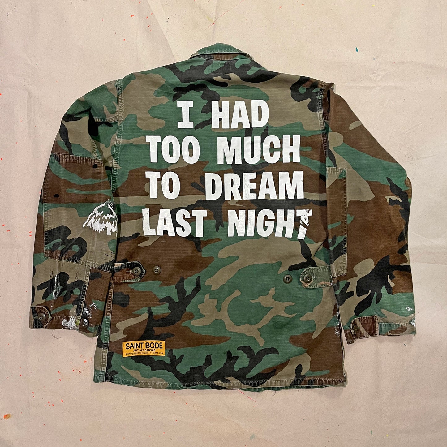 DREAM VINTAGE CAMO ARMY JACKET TODAS - SMALL