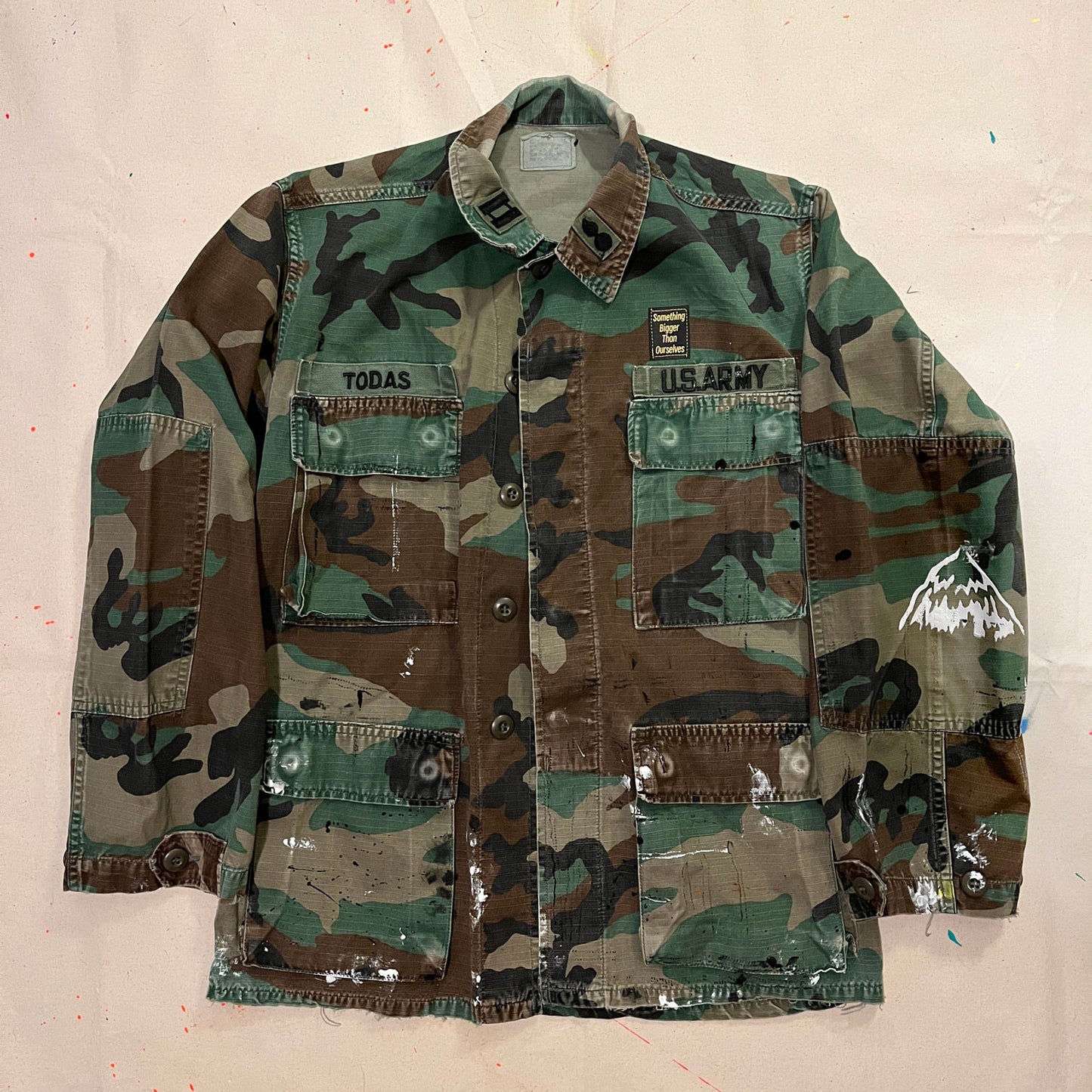DREAM VINTAGE CAMO ARMY JACKET TODAS - SMALL