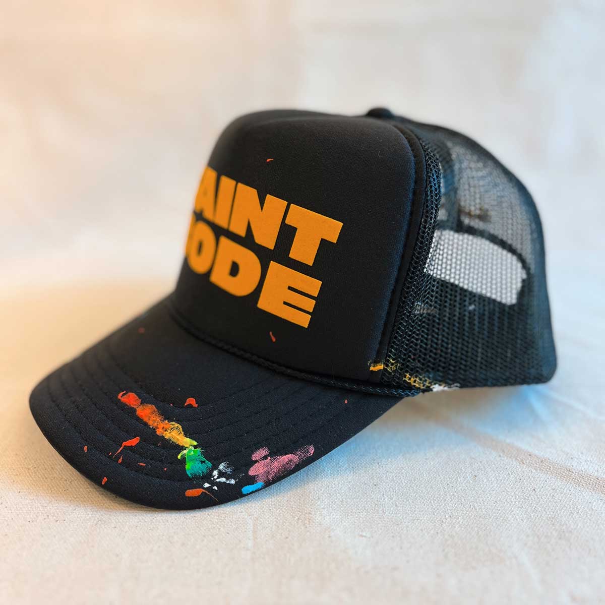 SB Hand Painted Trucker GOLD #4/11 - High Crown