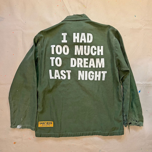 DREAM VINTAGE ARMY GREEN JACKET - MEDIUM