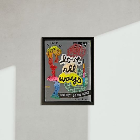 "CARRY LOVE" 11" X 14" CANVAS - FRAMED