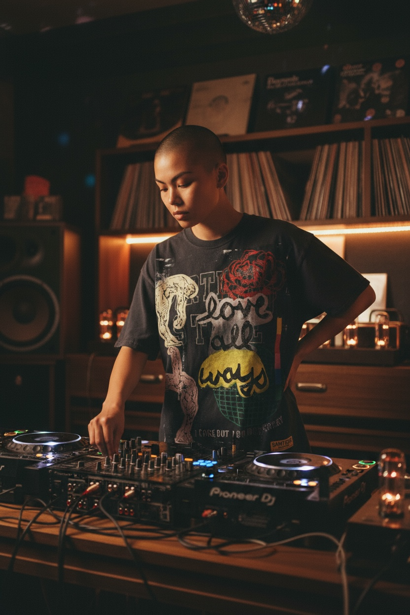 NEW! PRE-SALE! VINTAGE SINGLE-STITCH TEE - LOVE ALL WAYS ART