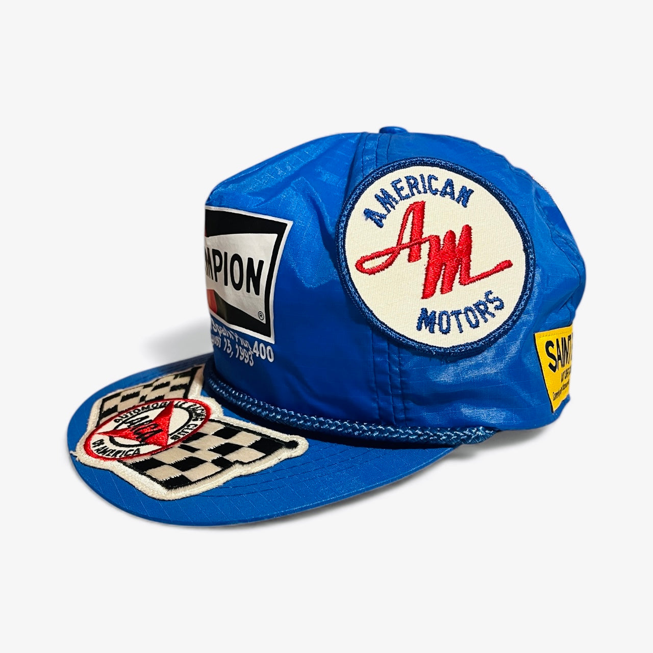 PATCH HAT - CUSTOM, ONE-OF-A-KIND BLUE