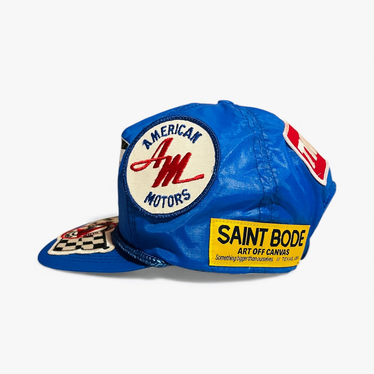 PATCH HAT - CUSTOM, ONE-OF-A-KIND BLUE