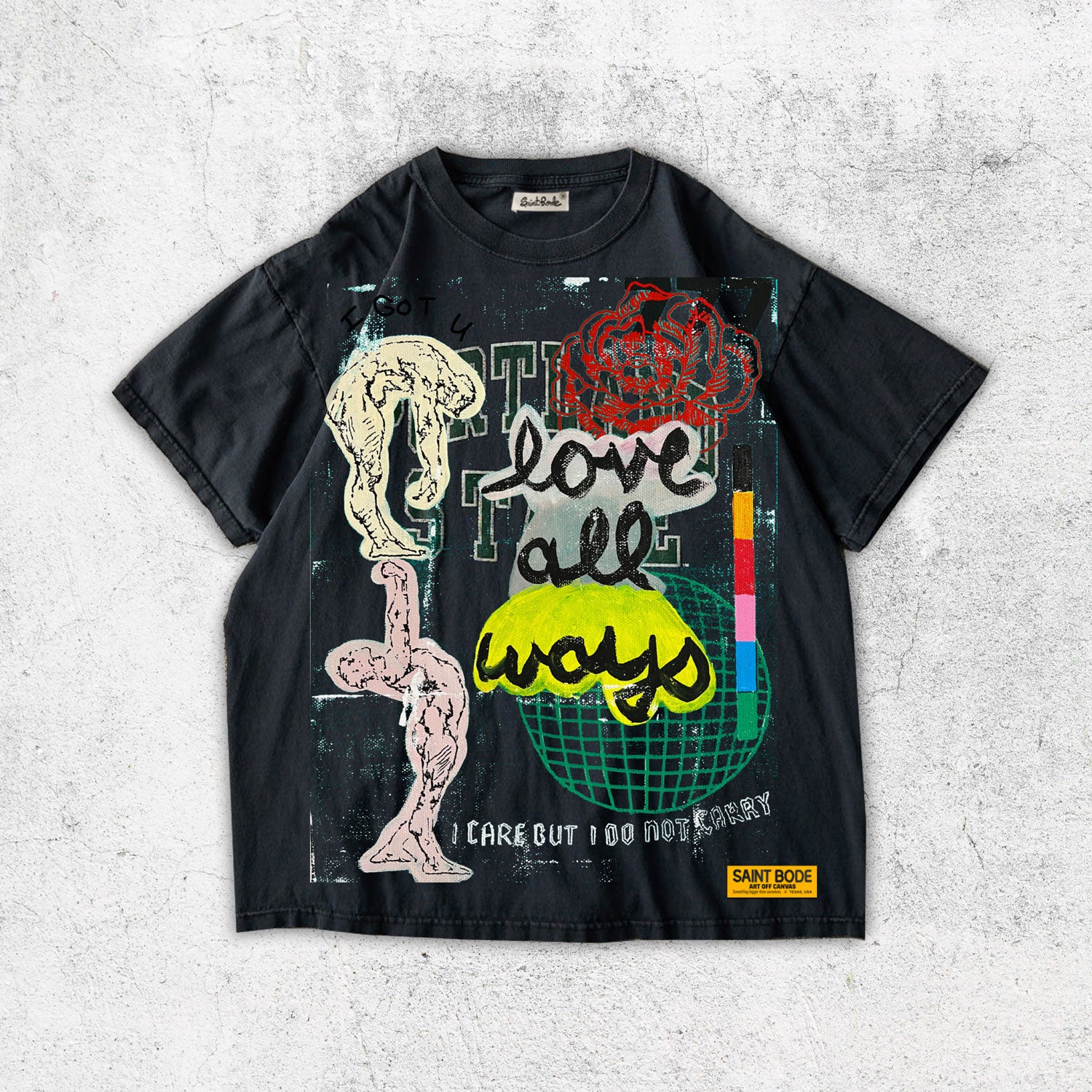 VINTAGE TEE - LOVE ALL WAYS ART – Saint Bode