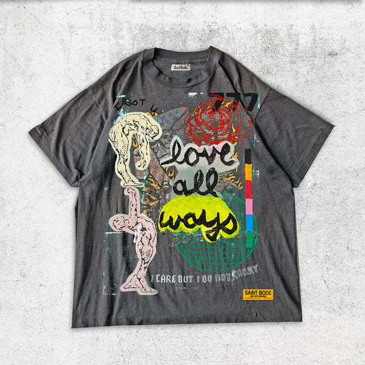 NEW! PRE-SALE! VINTAGE SINGLE-STITCH TEE - LOVE ALL WAYS ART