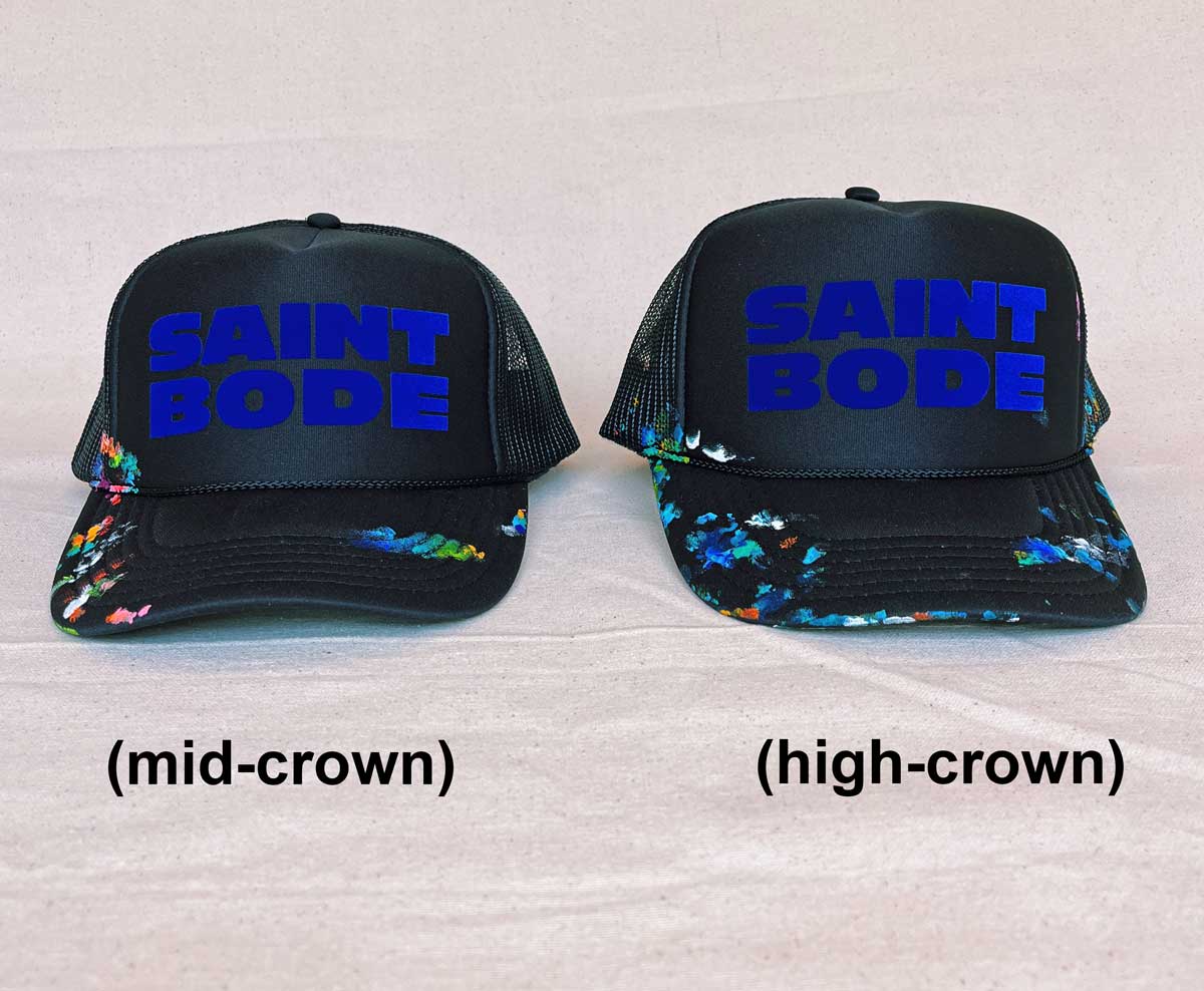 SB Hand Painted Trucker ROYAL #2/8 - Mid Crown
